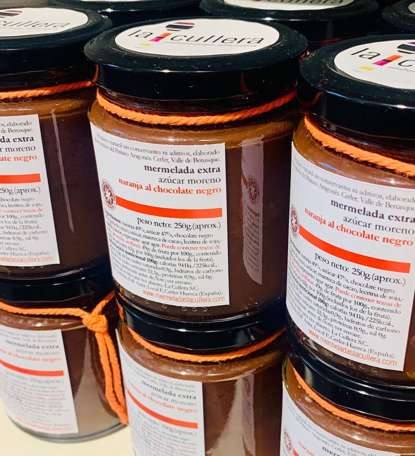 Naranja al chocolate negro 250ml.