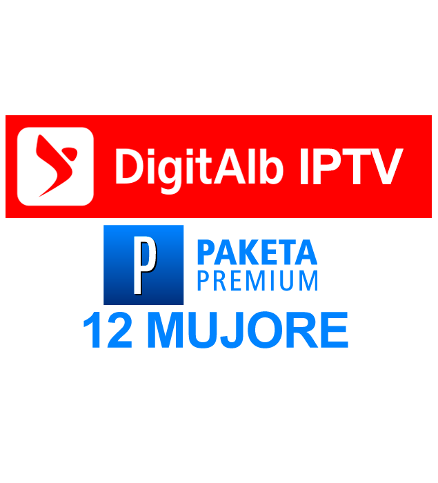 Digitalb IPTV Premium+ 12 Mujore