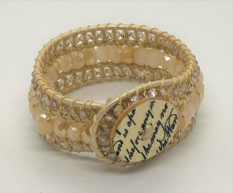 THREE STRAND WRAP BRACELET (6.5")