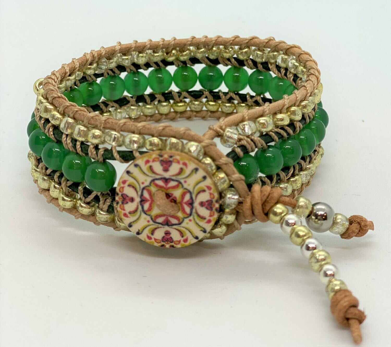 THREE STRAND WRAP BRACELET (7-1/4")