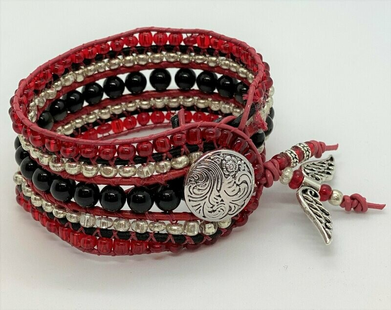 FIVE STRAND WRAP BRACELET (7")