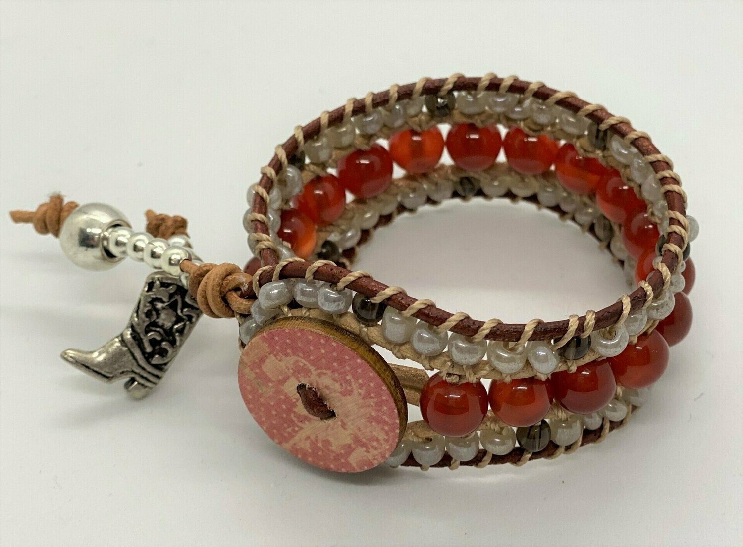 THREE STRAND WRAP BRACELET (6-1/2")