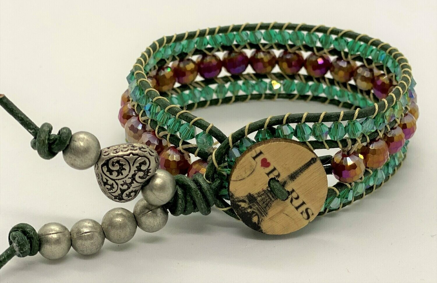 THREE STRAND WRAP BRACELET (8")