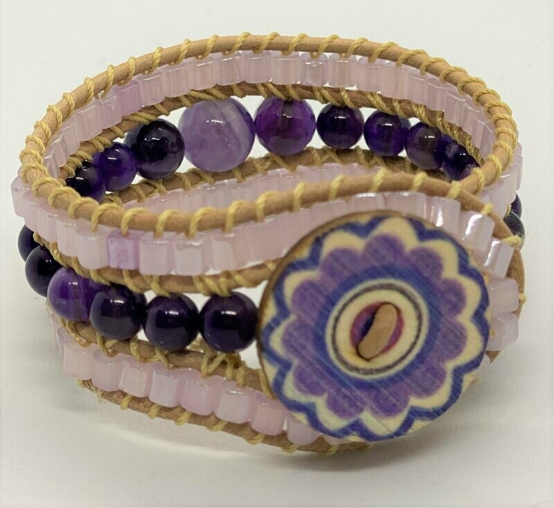 THREE STRAND WRAP BRACELET (6-1/2")