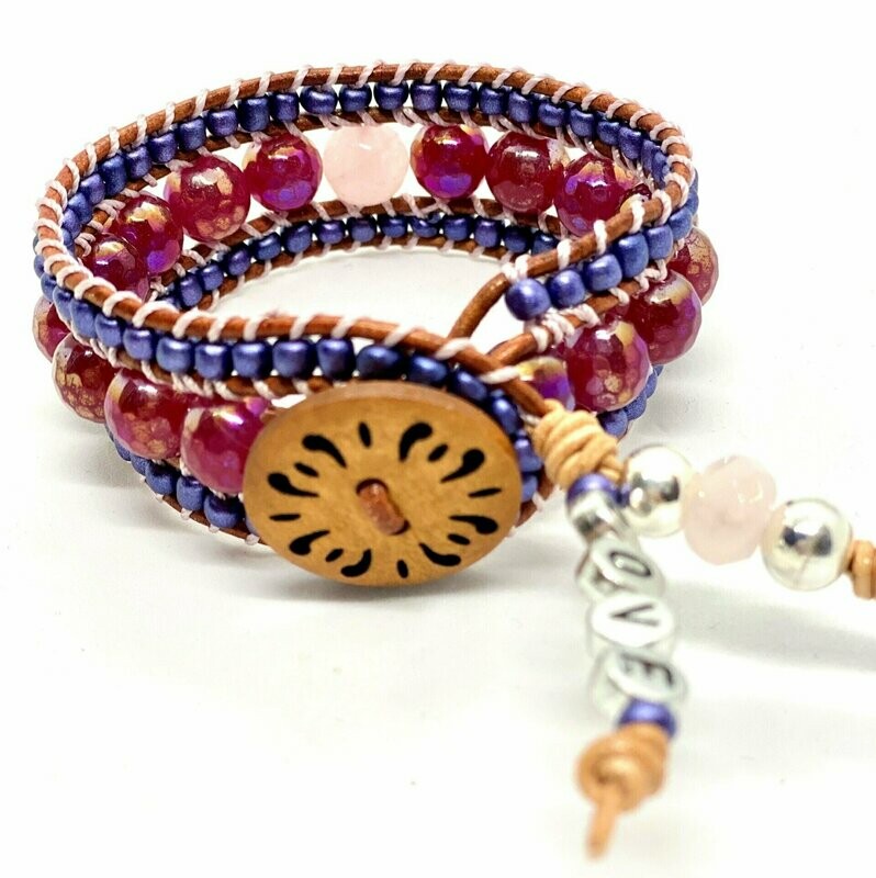 THREE STRAND WRAP BRACELET (7-1/2")