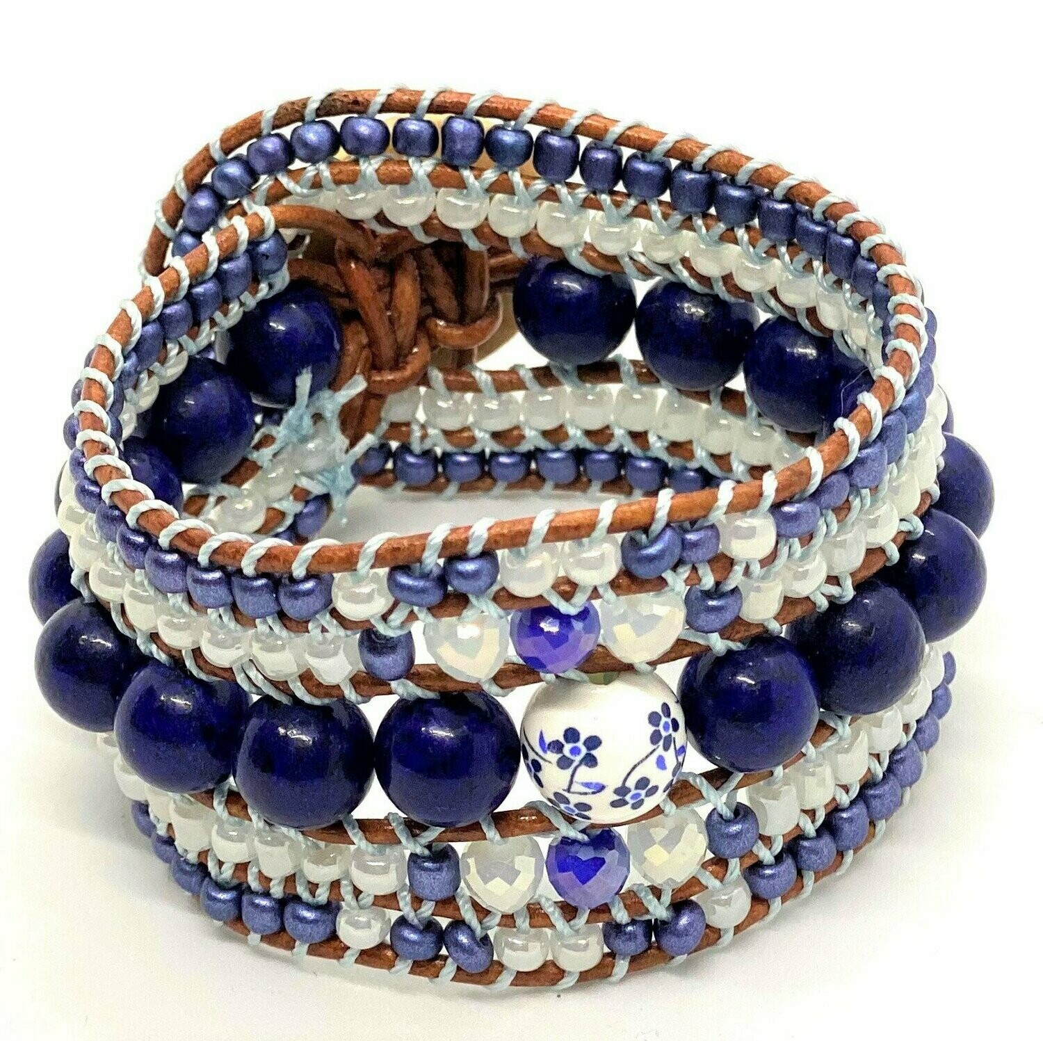 FIVE STRAND WRAP BRACELET (8")