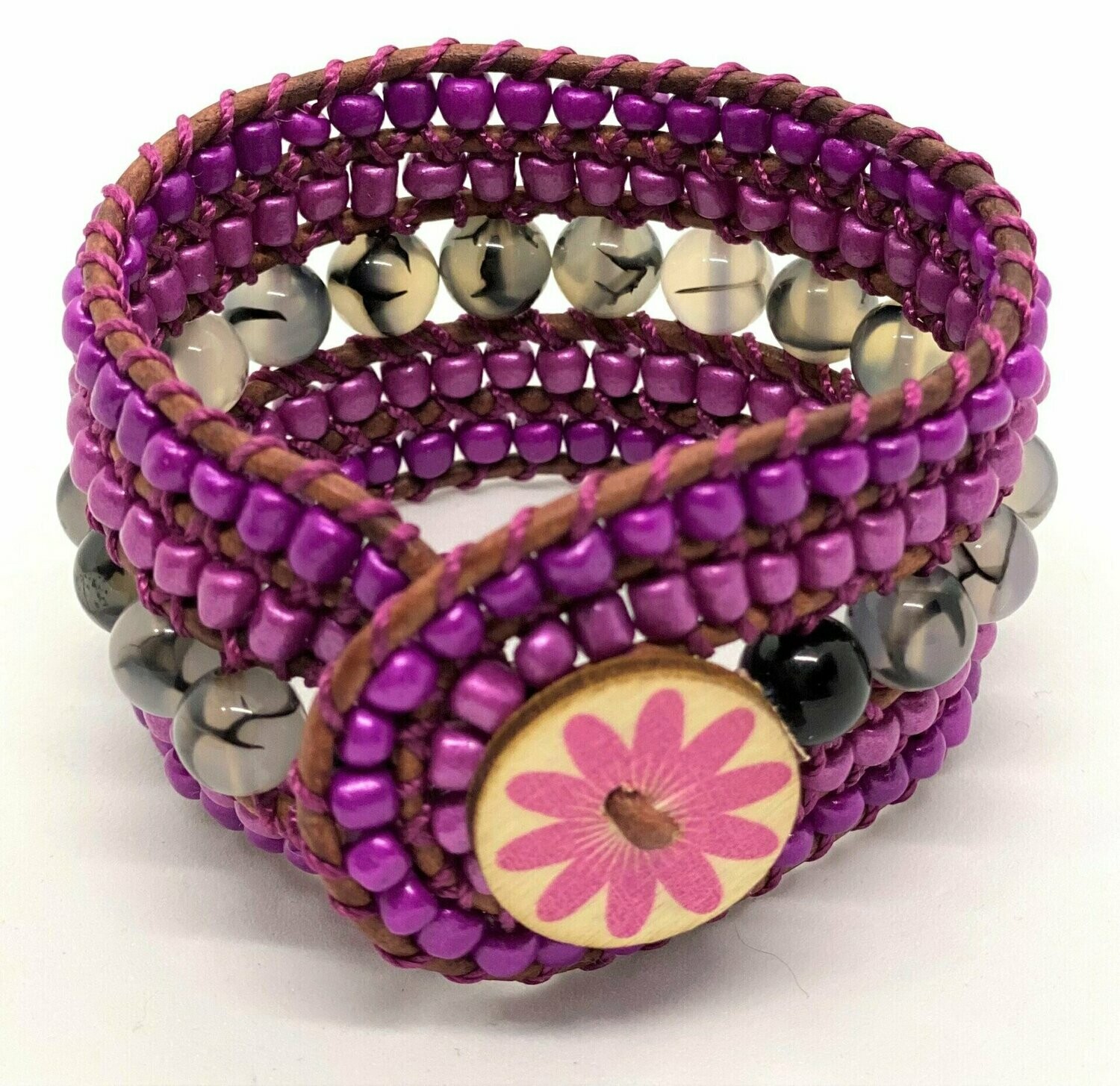 FIVE STRAND WRAP BRACELET (6-3/4")