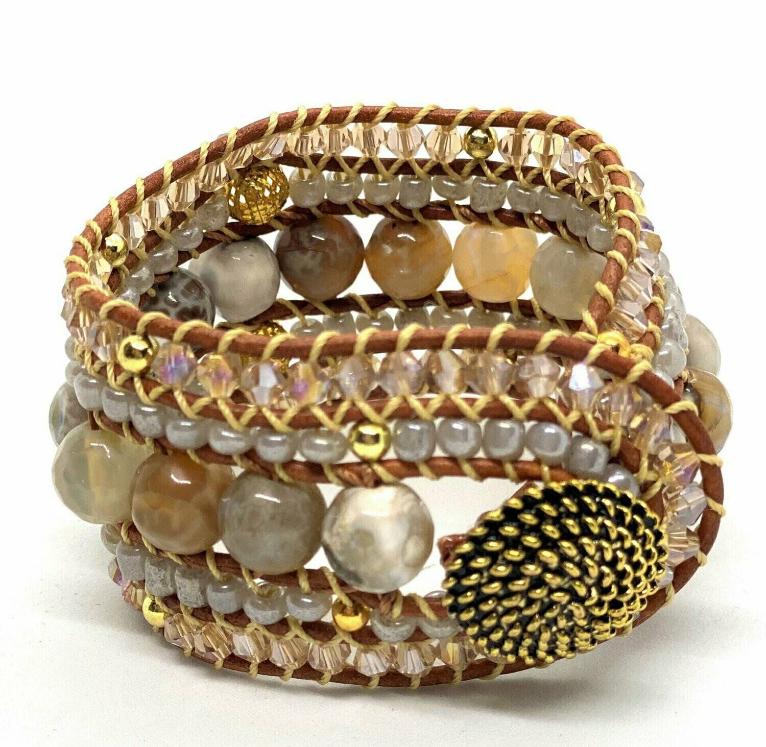 FIVE STRAND WRAP BRACELET (6-3/4")