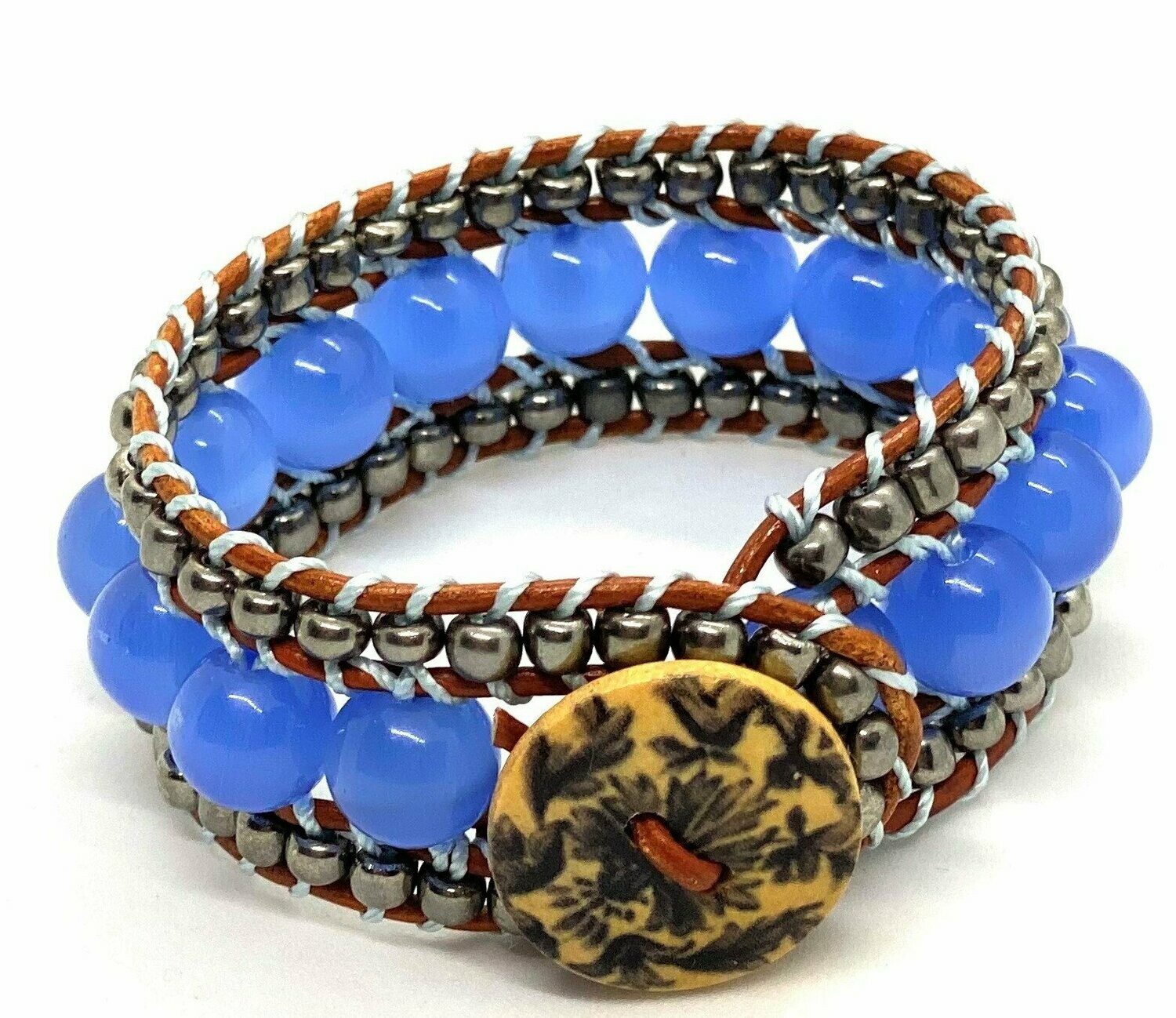 THREE STRAND WRAP BRACELET (6-1/2")