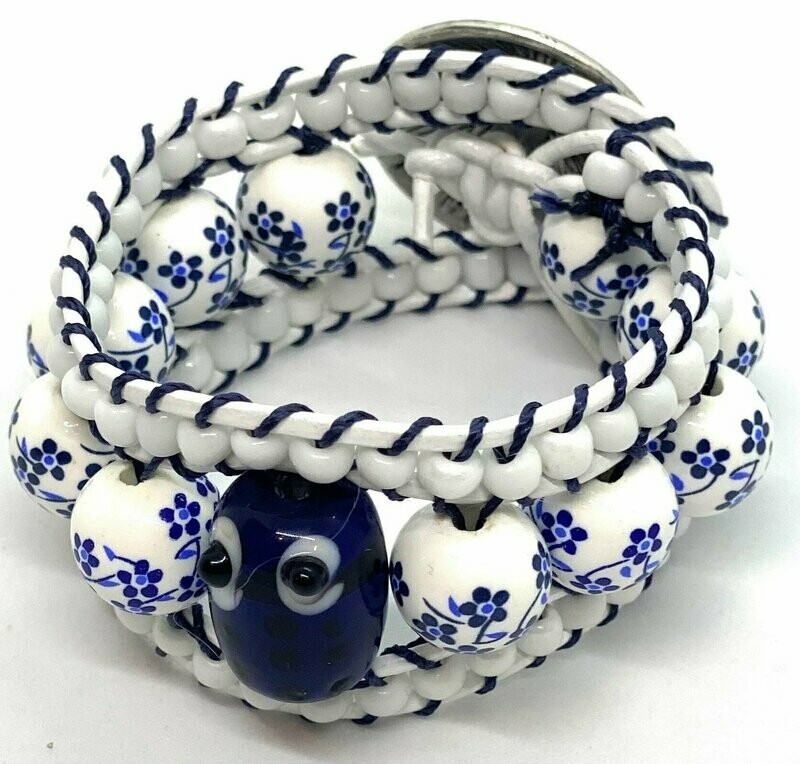THREE STRAND WRAP BRACELET (6-1/4")