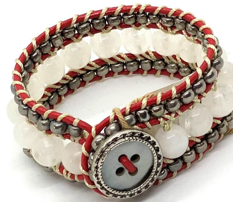 THREE STRAND WRAP BRACELET (6")