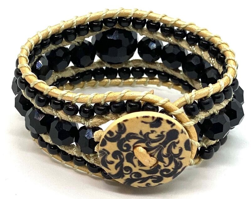THREE STRAND WRAP BRACELET (6")