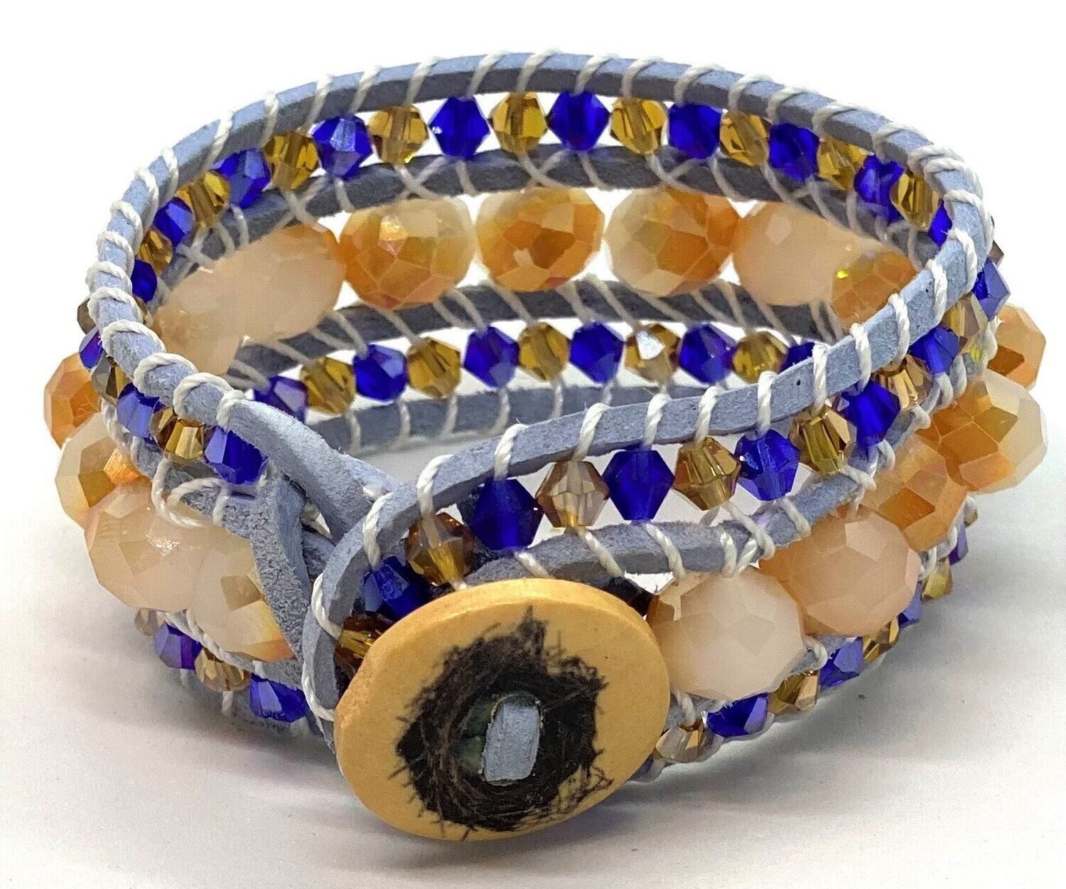 THREE STRAND WRAP BRACELET (6-1/4")