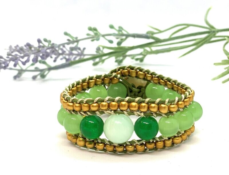 THREE STRAND WRAP BRACELET (6-1/2")