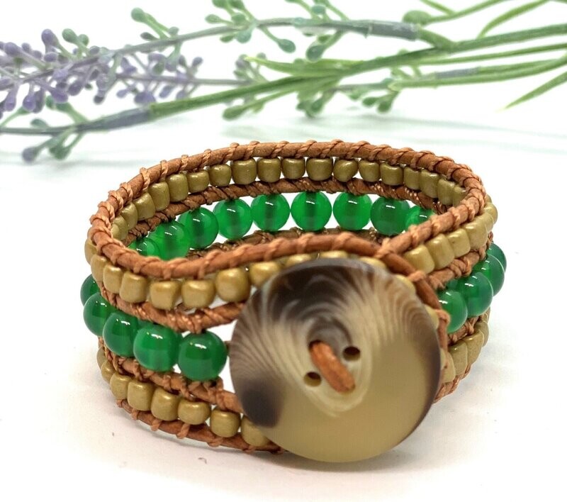 THREE STRAND WRAP BRACELET (6-1/2")