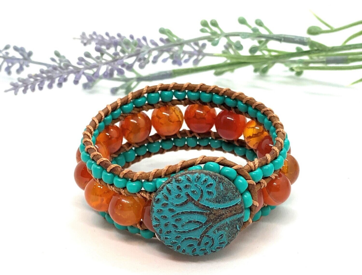 THREE STRAND WRAP BRACELET (6-3/4")