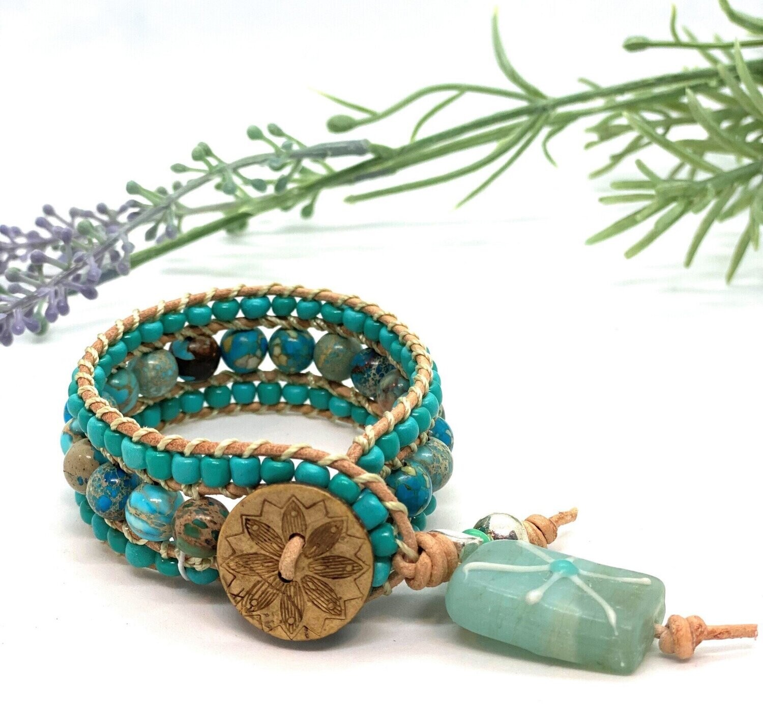 THREE STRAND WRAP BRACELET (6-3/4")