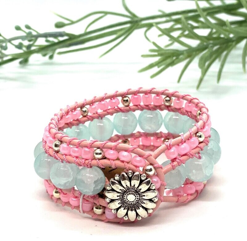 THREE STRAND WRAP BRACELET (6-3/4")