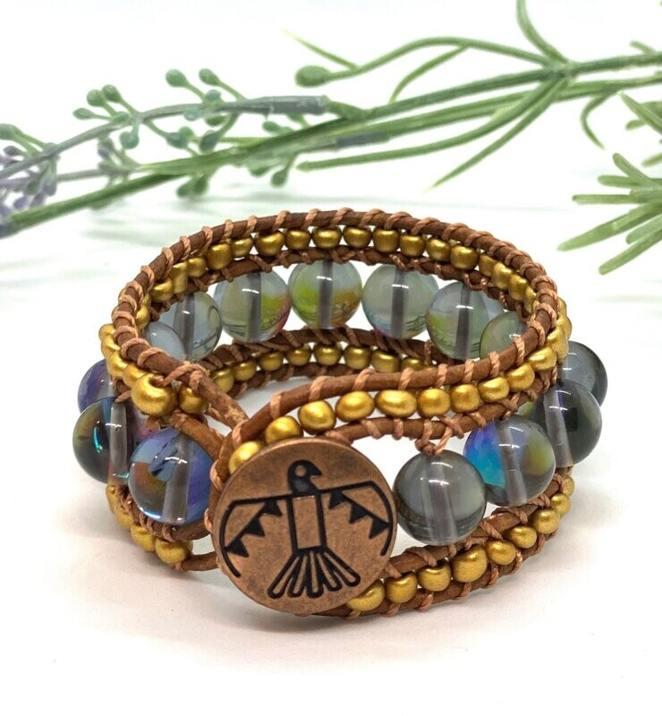 THREE STRAND WRAP BRACELET (6-3/4")