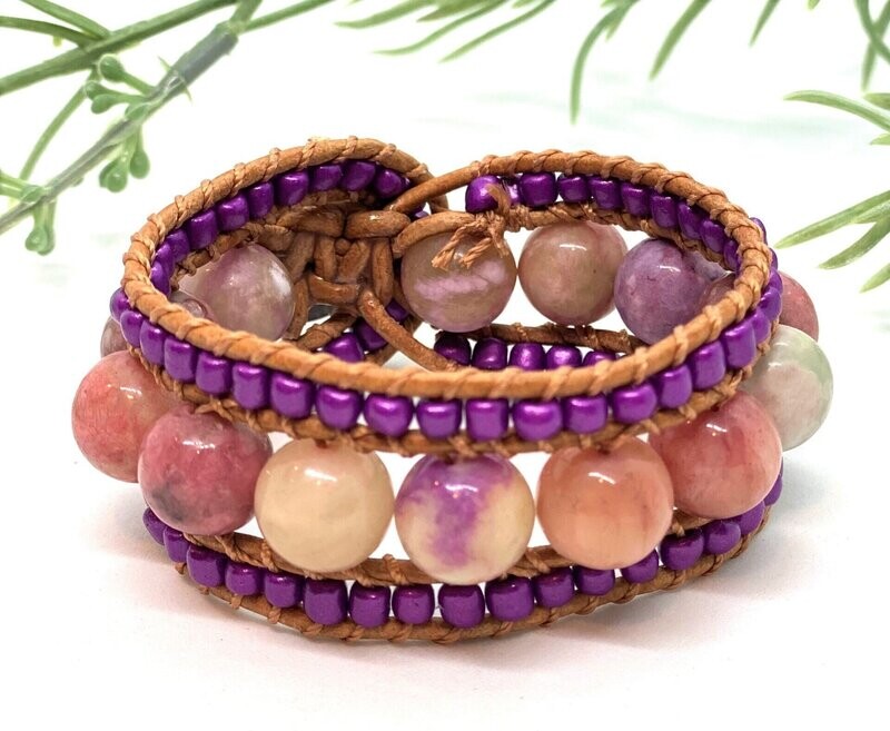 THREE STRAND WRAP BRACELET (7")