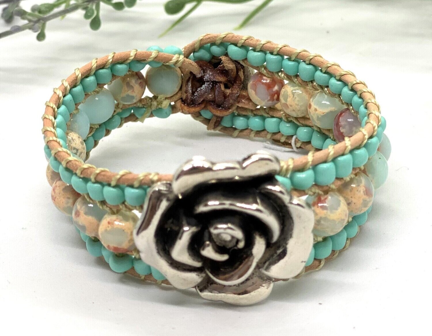 THREE STRAND WRAP BRACELET (7-1/2")