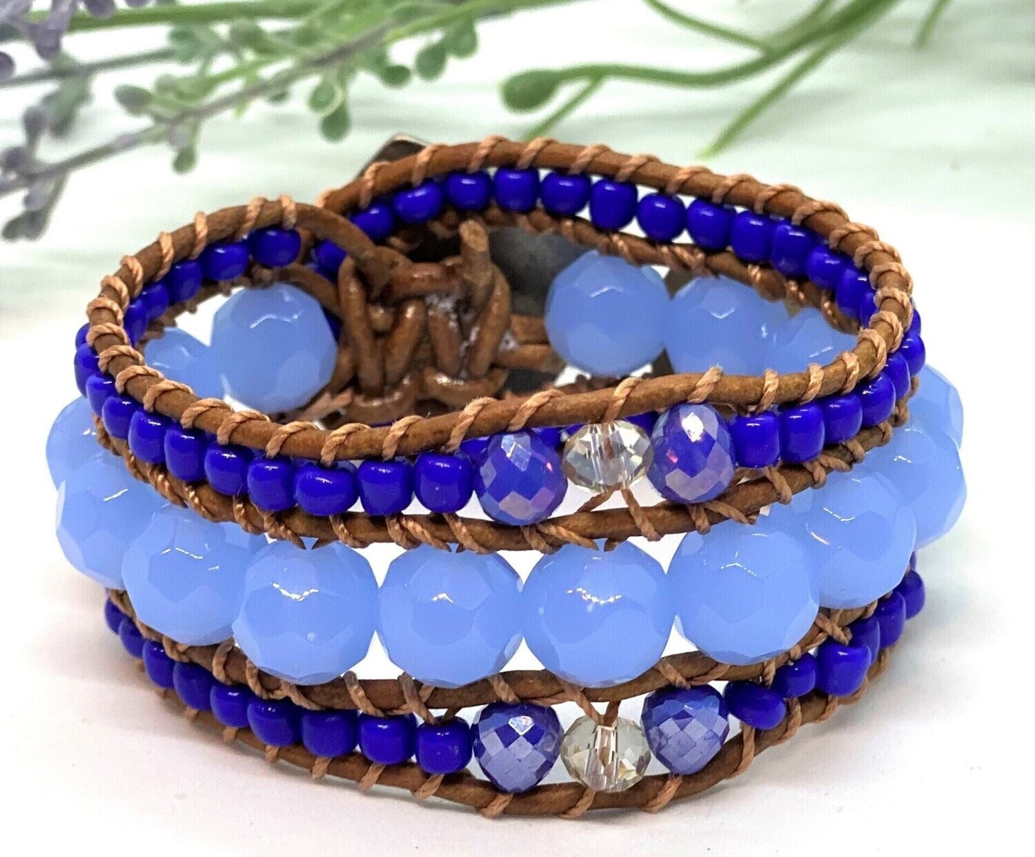 THREE STRAND WRAP BRACELET (7")