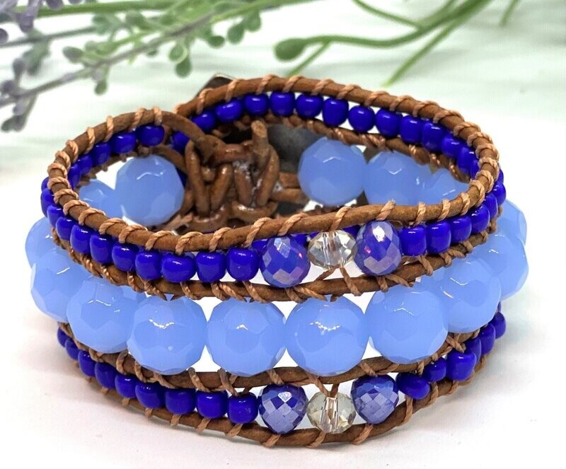 THREE STRAND WRAP BRACELET (7")