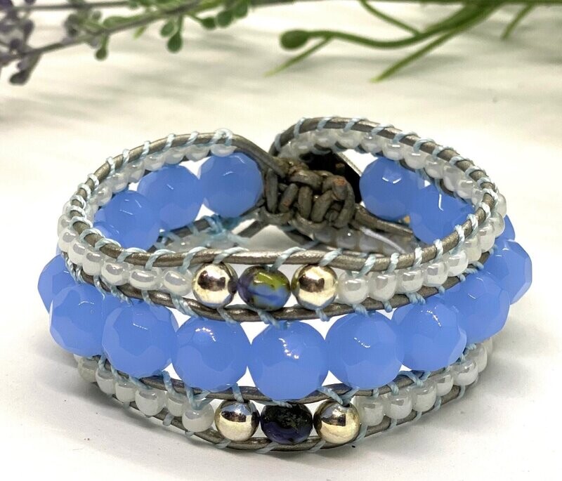 THREE STRAND WRAP BRACELET (7")
