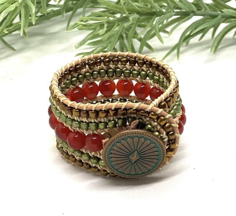 FIVE STRAND WRAP BRACELET (6-1/2")