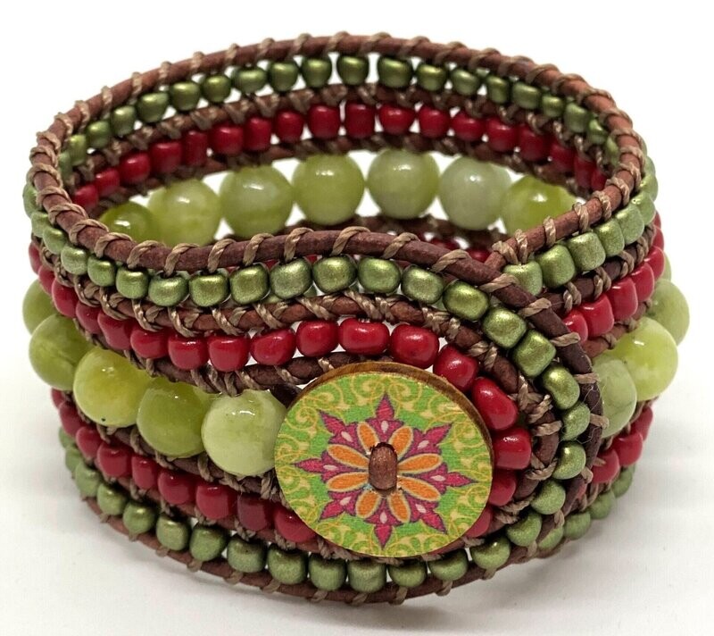 FIVE STRAND WRAP BRACELET (7")