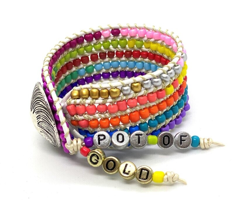 FIVE STRAND WRAP BRACELET (7")