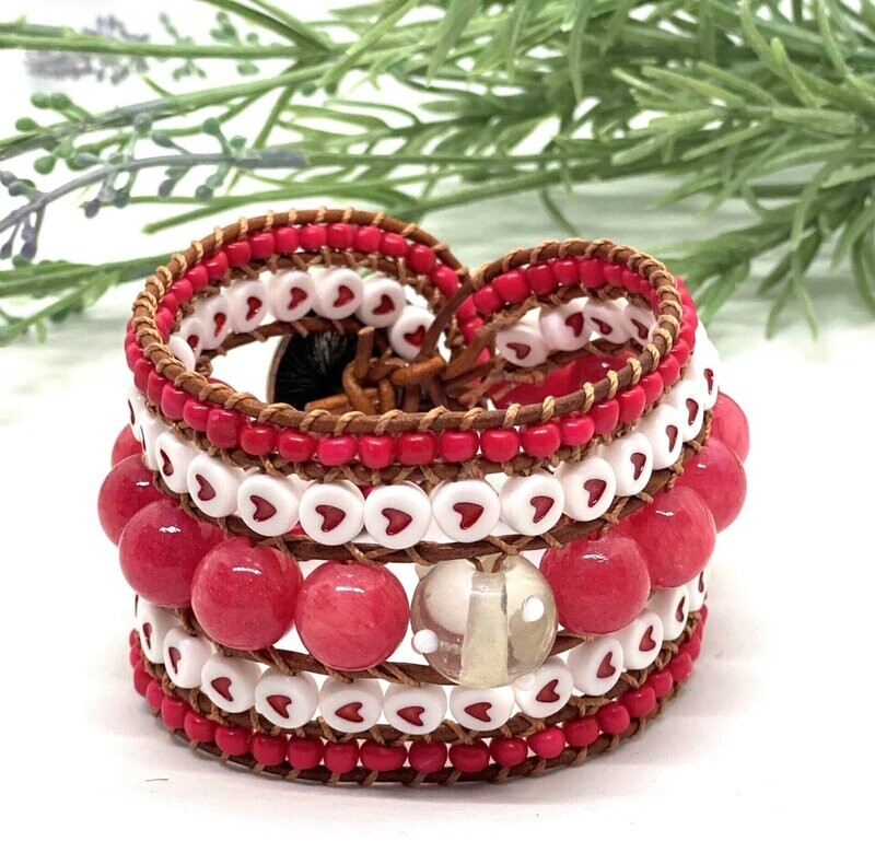 FIVE STRAND WRAP BRACELET (8")