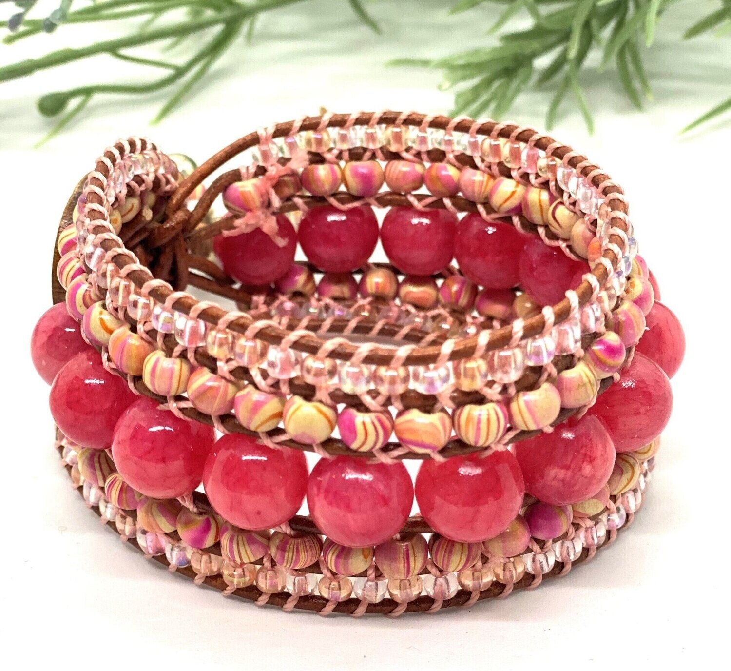 FIVE STRAND WRAP BRACELET (8-1/2")