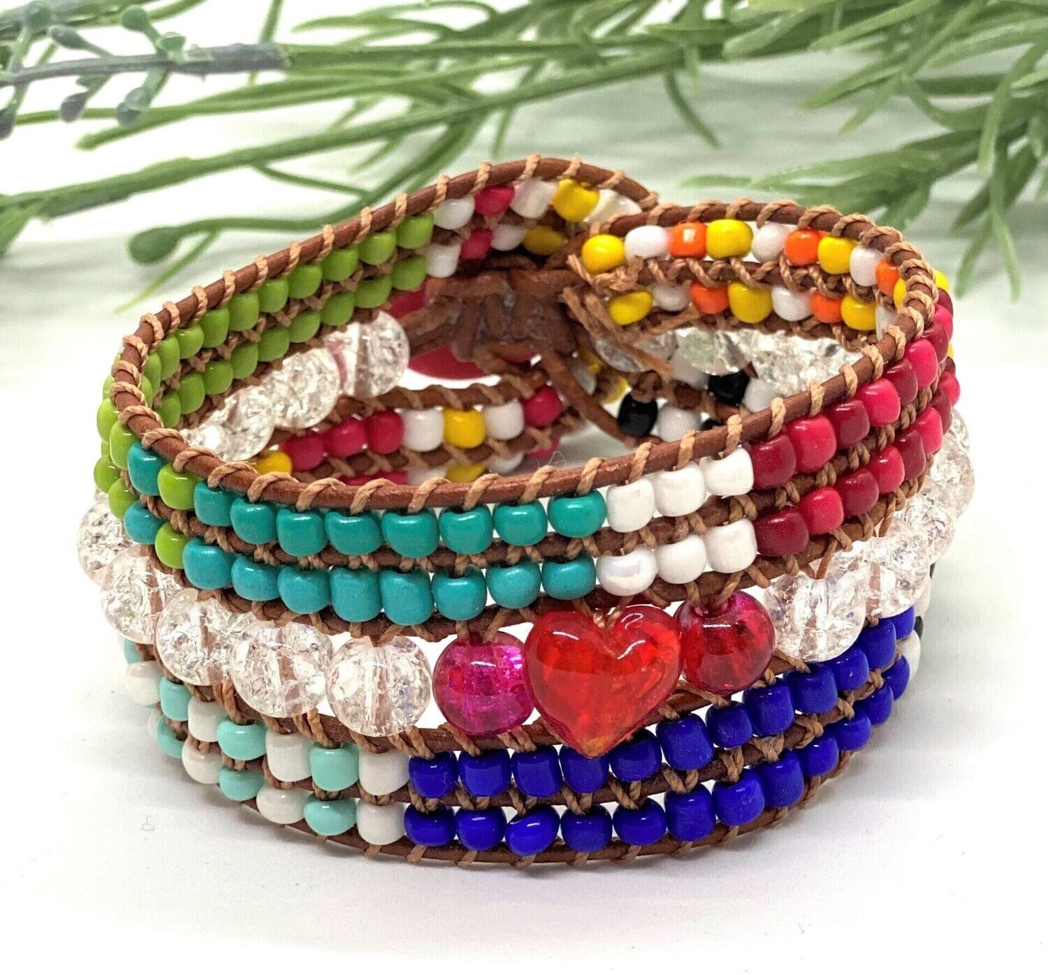 FIVE STRAND WRAP BRACELET (8-1/4")