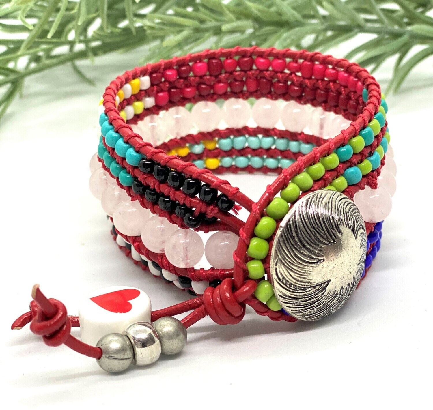 FIVE STRAND WRAP BRACELET (8-1/4