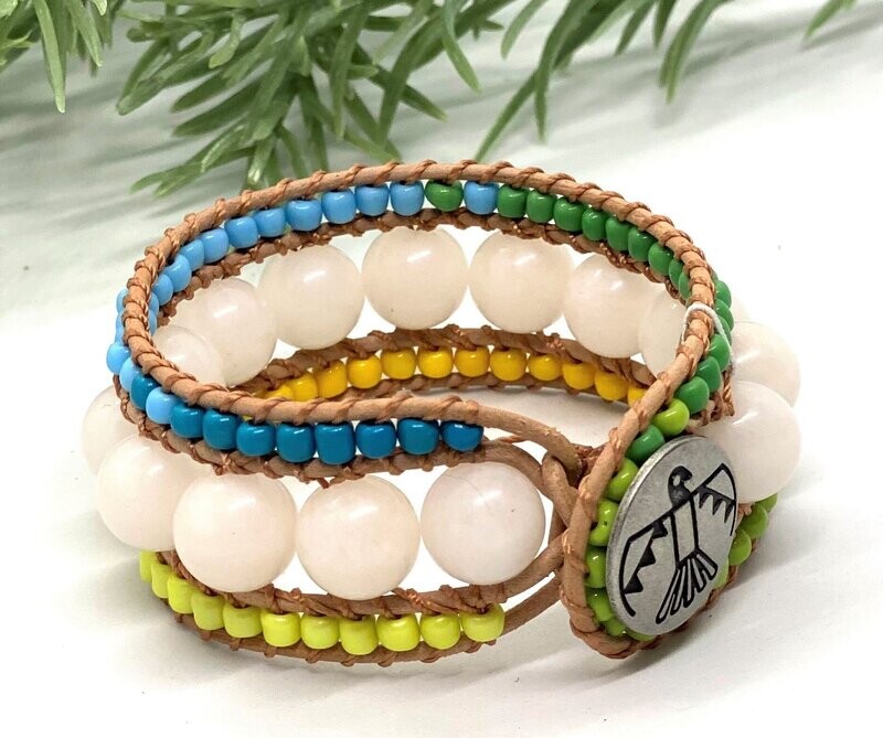 THREE STRAND WRAP BRACELET (7-1/2")