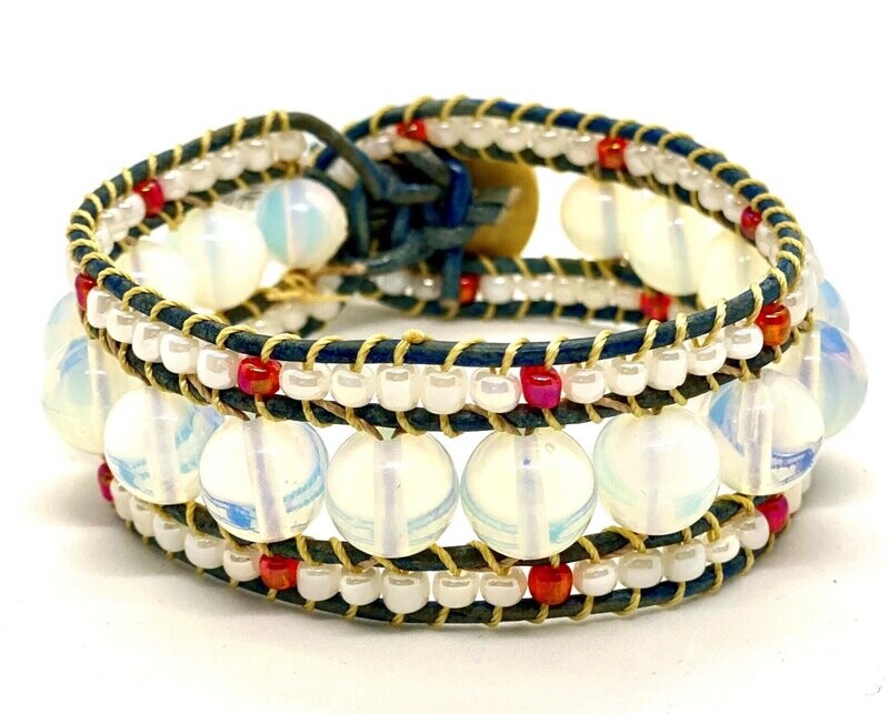 THREE STRAND WRAP BRACELET (8-1/4")