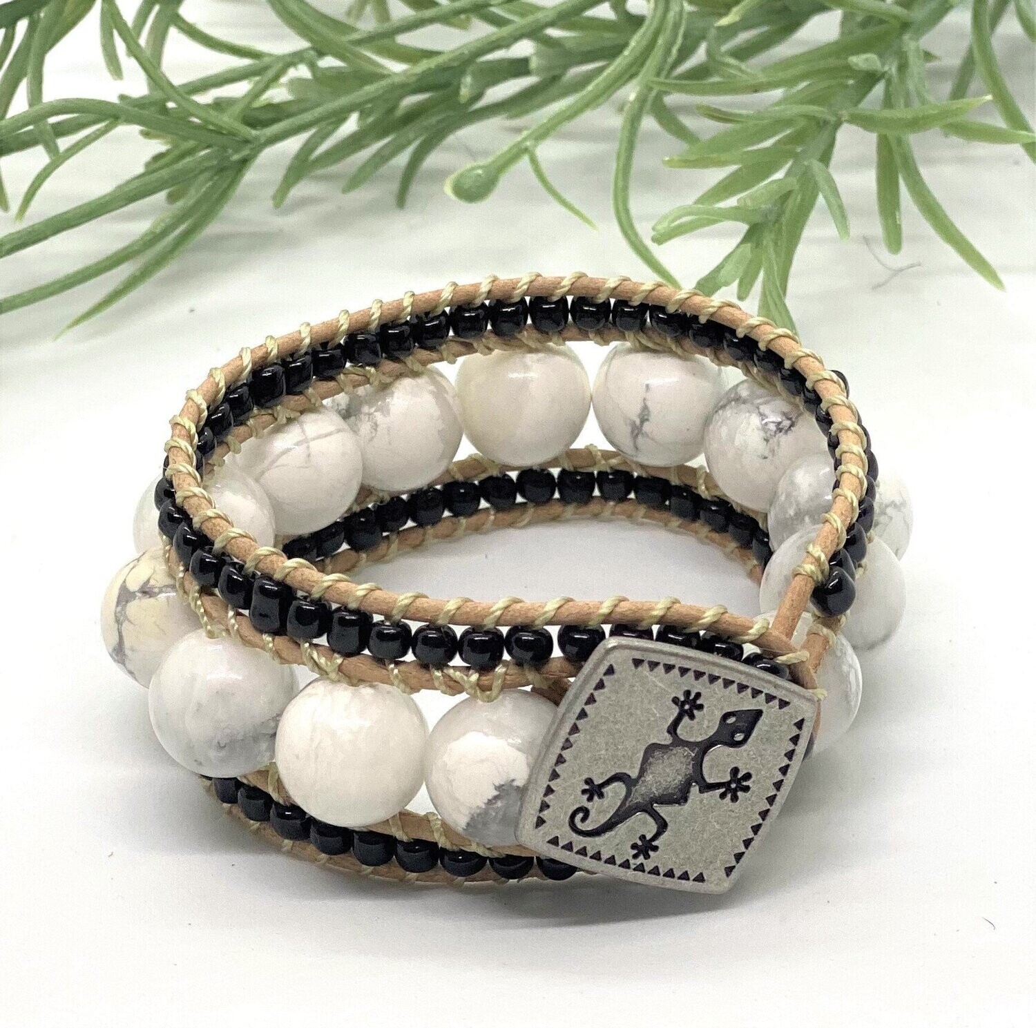 THREE STRAND WRAP BRACELET (MEN'S 7-1/2")