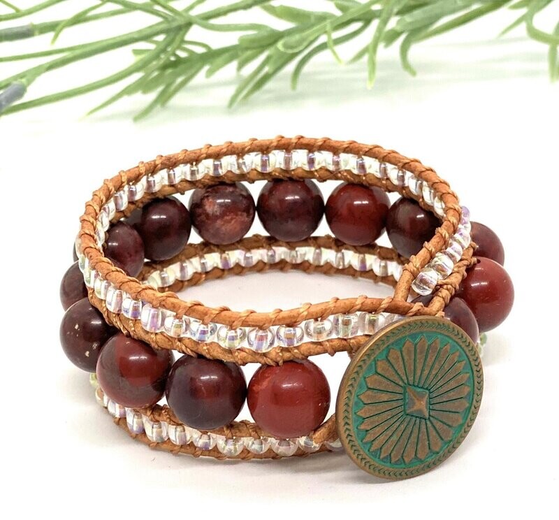 THREE STRAND WRAP BRACELET (7-1/2)