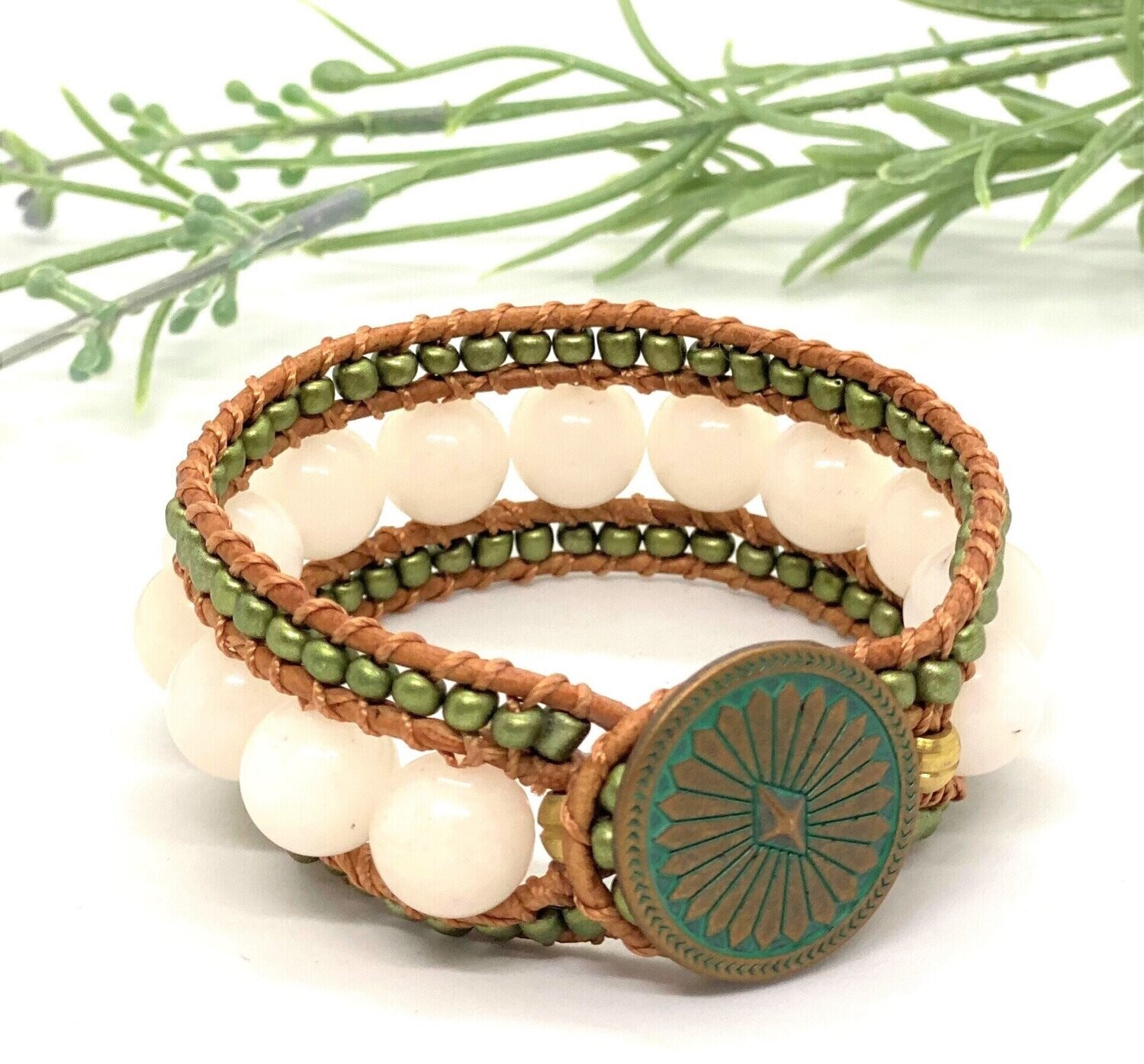 THREE STRAND WRAP BRACELET (7.5")