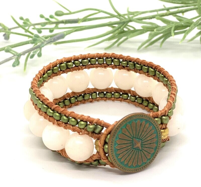 THREE STRAND WRAP BRACELET (7.5")