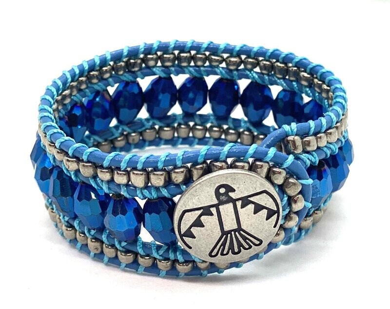 THREE STRAND WRAP BRACELET (7")