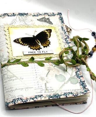 FREE TO FLY BUTTERFLY JOURNAL BOOK