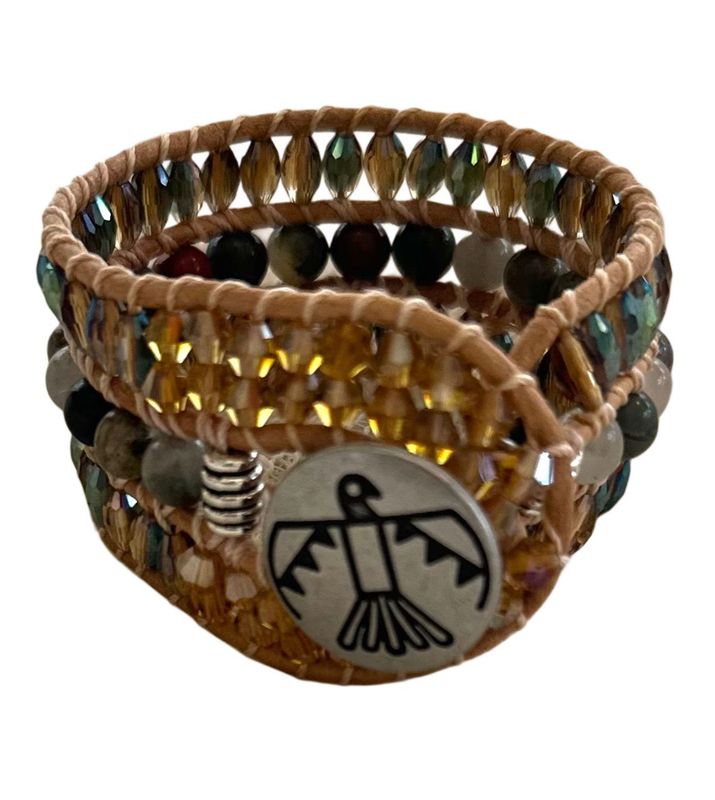 THREE STRAND WRAP BRACELET (6.25")