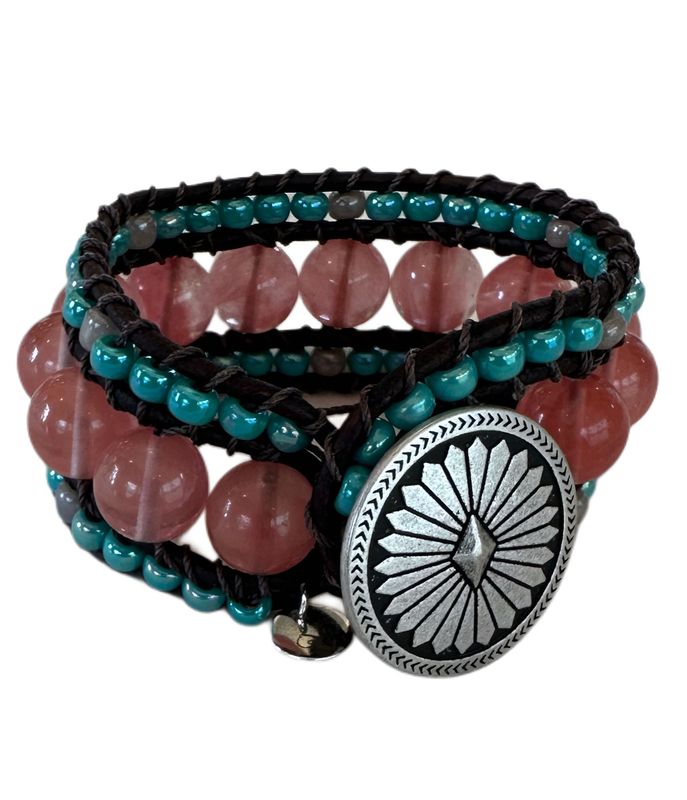 THREE STRAND WRAP BRACELET (6.25")