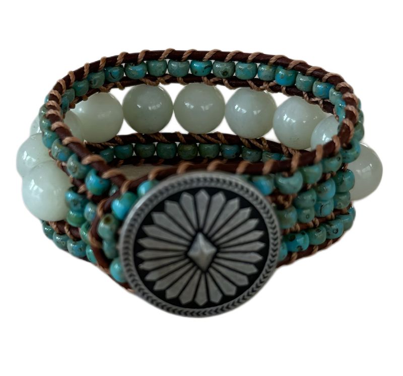 THREE STRAND WRAP BRACELET (6.25")