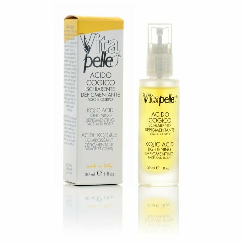 VITA PELLE ACIDO COGICO  SCHIARENTE  ANTIMACCHIA  VISO -CORPO 30ML