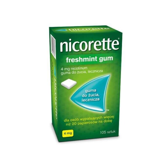 Nicorette 4 mg  gomme da masticare gusto menta 105pz.