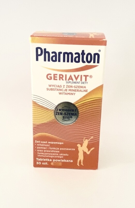 Pharmaton Geriavit -30 compresse vitamine, minerali, estratto di ginseng