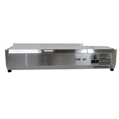 Brand New Refrigerated Pizza Saladette Topping Unit 120Cmw X 34Cmd X 44Cmh